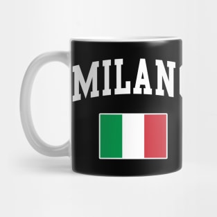 Milano Milan Italy Italiano Italia Italian Flag Mug